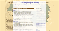 Desktop Screenshot of nightingalesociety.com